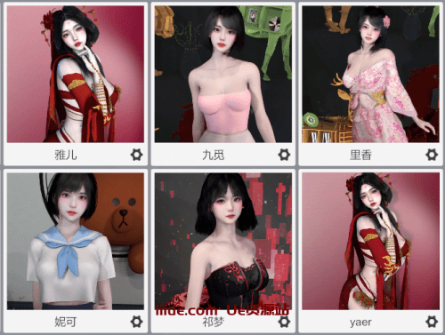 【VR女友游戏人物卡】Thorn人物卡合集12个人物合集下载/[VR Girlfriend Game Character Card] Thorn character card collection 12 character collection download-VAM资源站