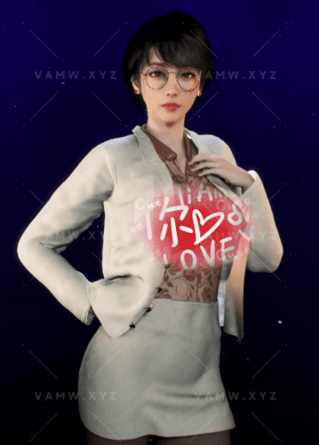 [人物]VR真实女友游戏人物卡 private_secretary–女秘书/[Character] VR Real Girlfriend Game Character Card private_secretary–Female Secretary-VAM资源站