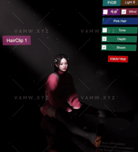 [人物]VR真实女友游戏人物卡 happy.H026.1/[Character] VR Real Girlfriend Game Character Card happy.H026.1-VAM资源站