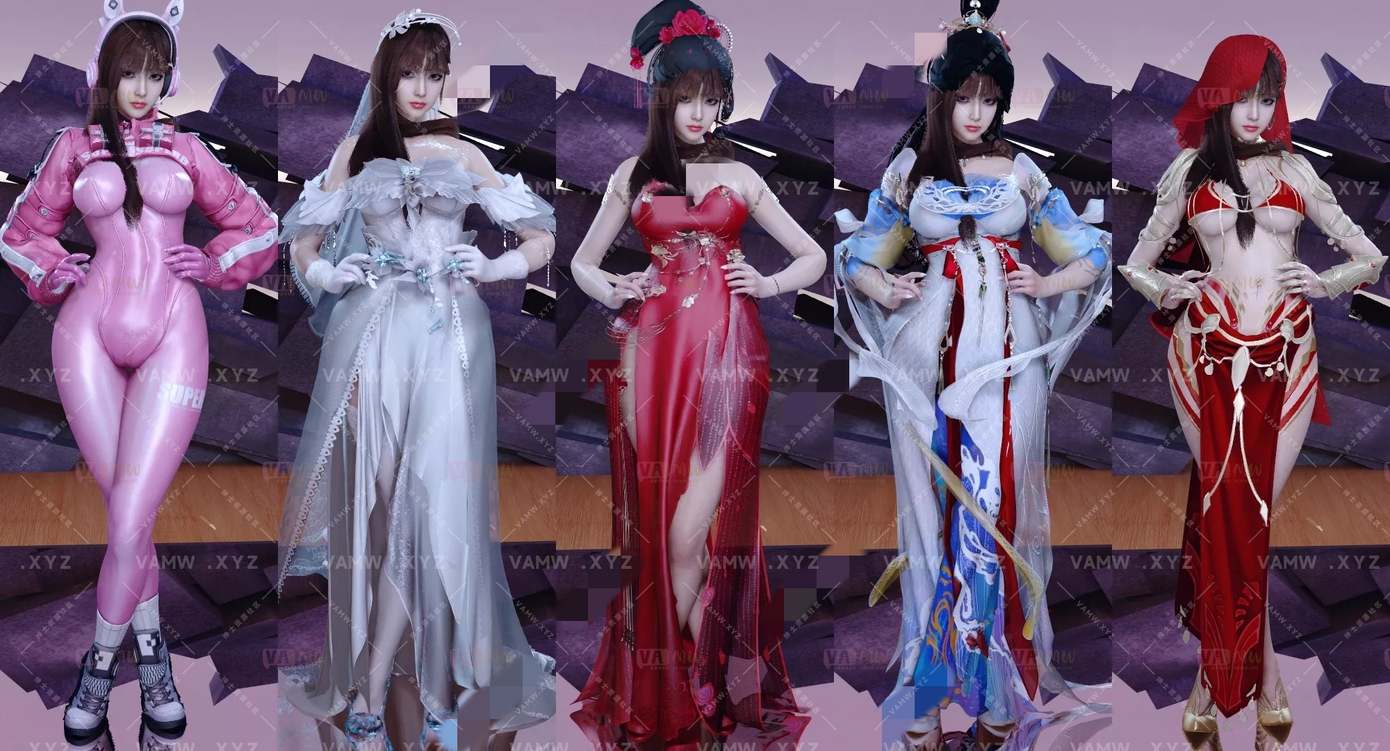 【精】VAM服饰合集Qing服装资源合集 更新至【2025-01-02】