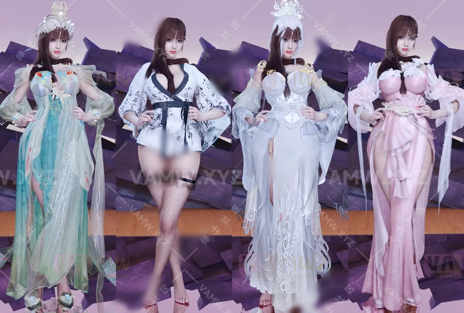 【精】VAM服饰合集Qing服装资源合集 更新至【2025-01-02】