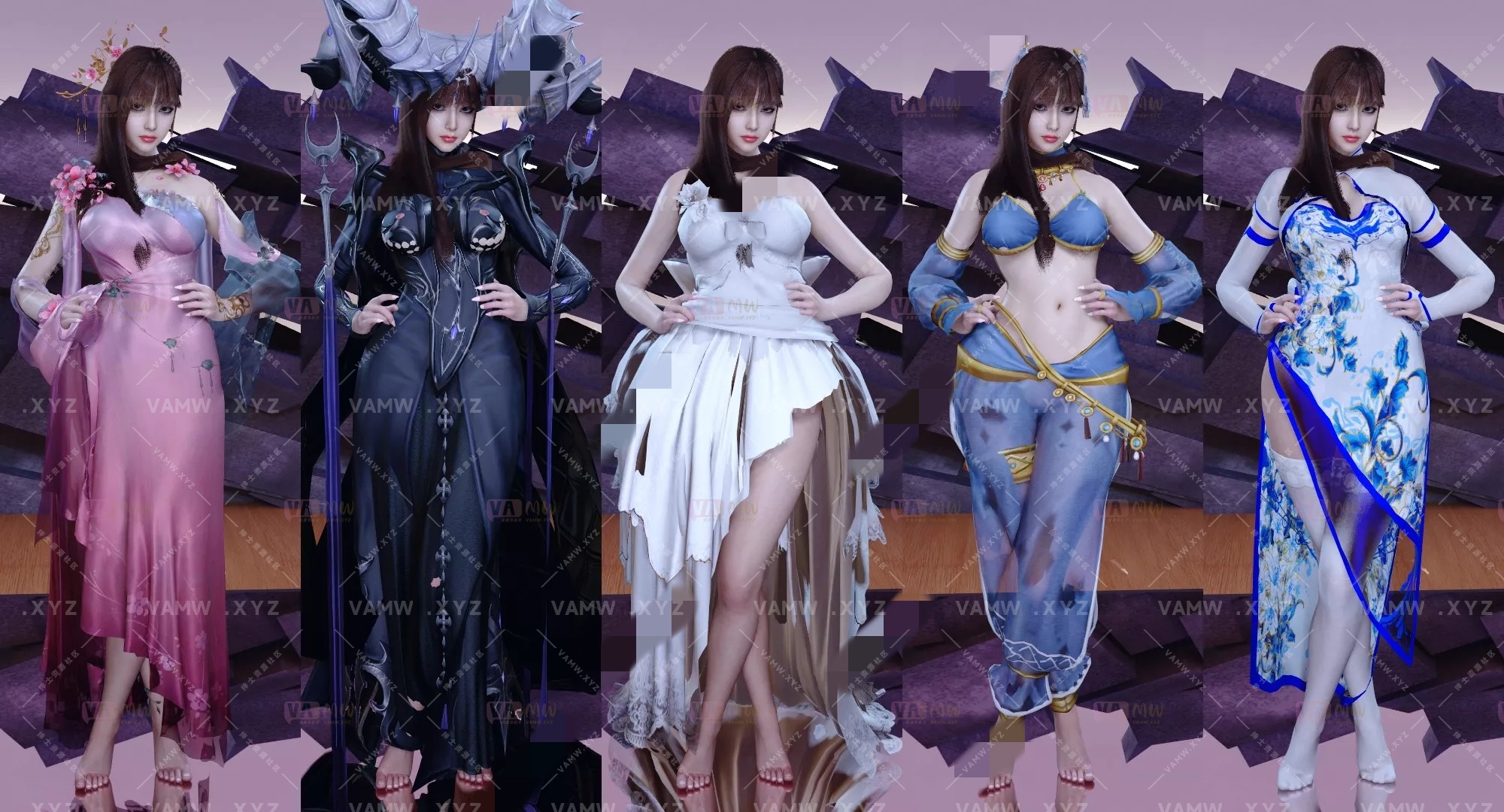 【精】VAM服饰合集Qing服装资源合集 更新至【2025-01-02】 