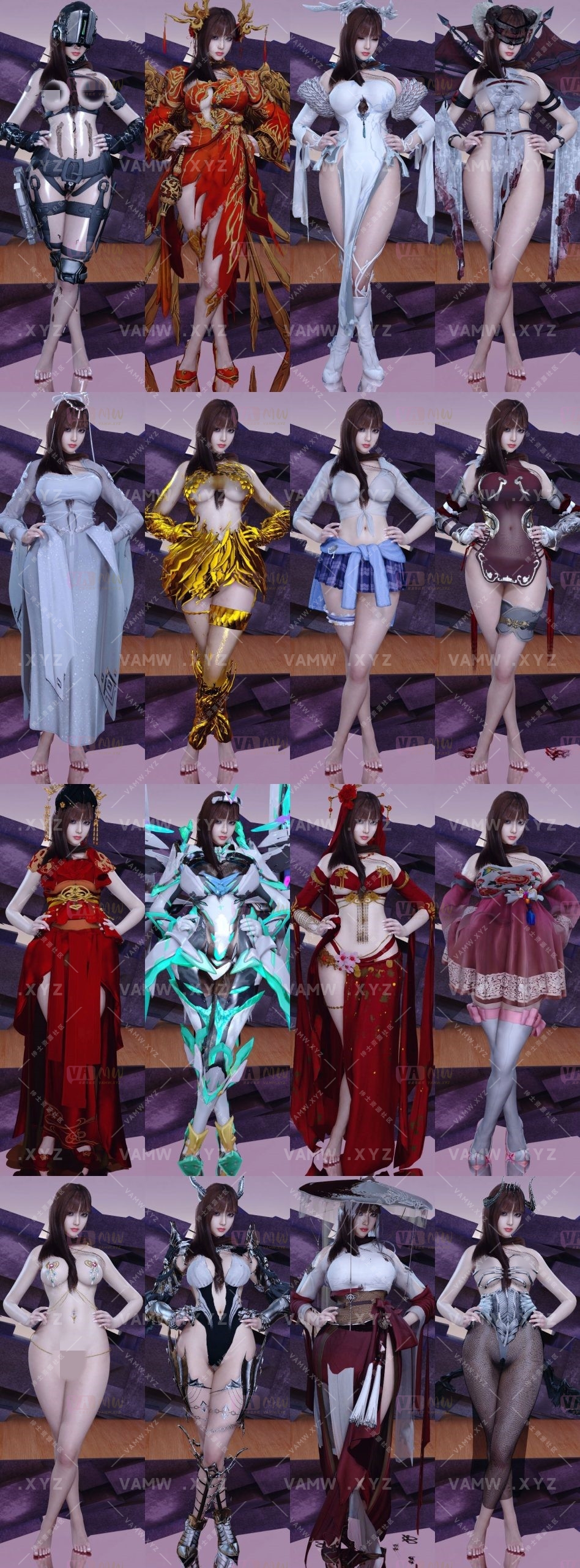 【精】VAM服饰合集Qing服装资源合集 更新至【2025-01-02】 