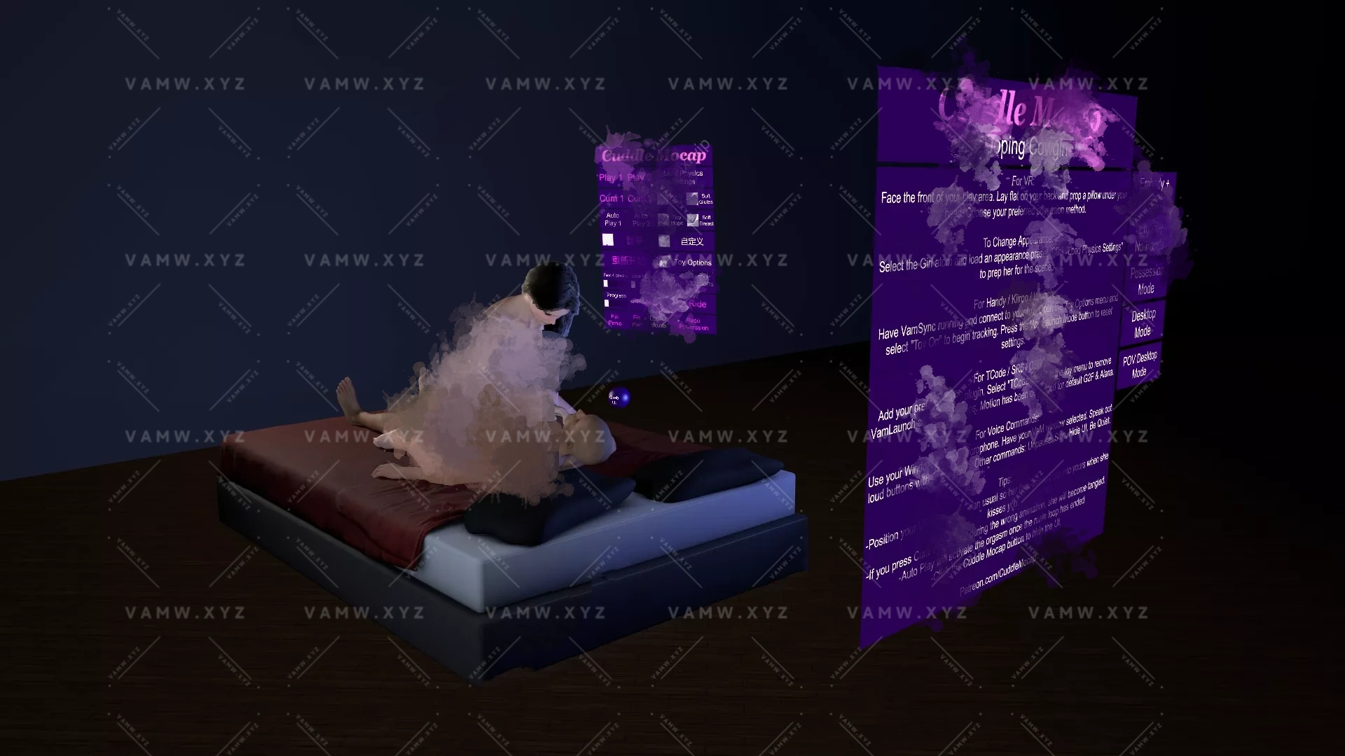 [VAM场景]真实女友游戏CuddleMocap.034-Looping-Riding_Girl.2/[VAM Scene] Real Girlfriend Game CuddleMocap.034-Looping-Riding_Girl.2-VAM资源站