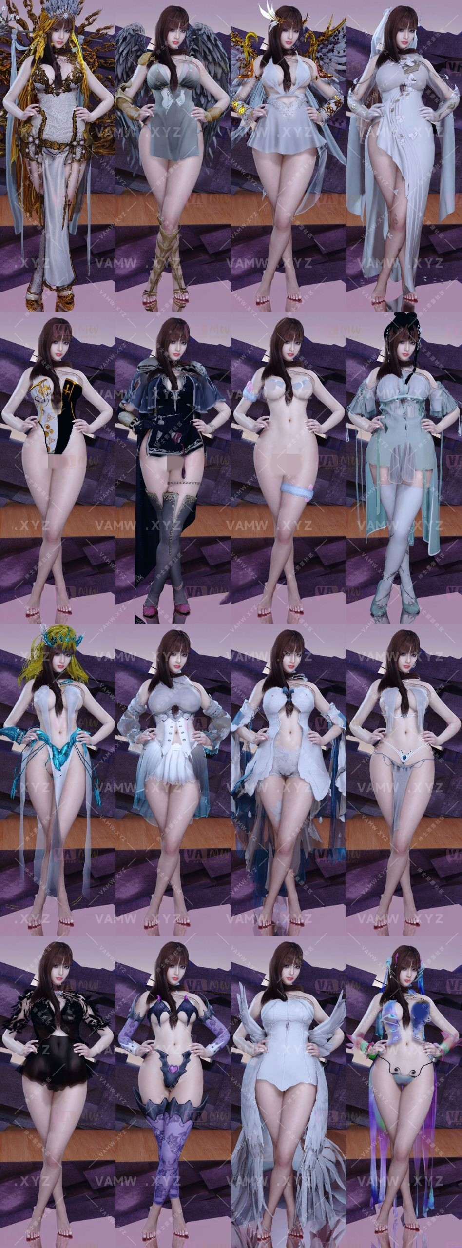 【精】VAM服饰合集Qing服装资源合集 更新至【2025-01-02】 