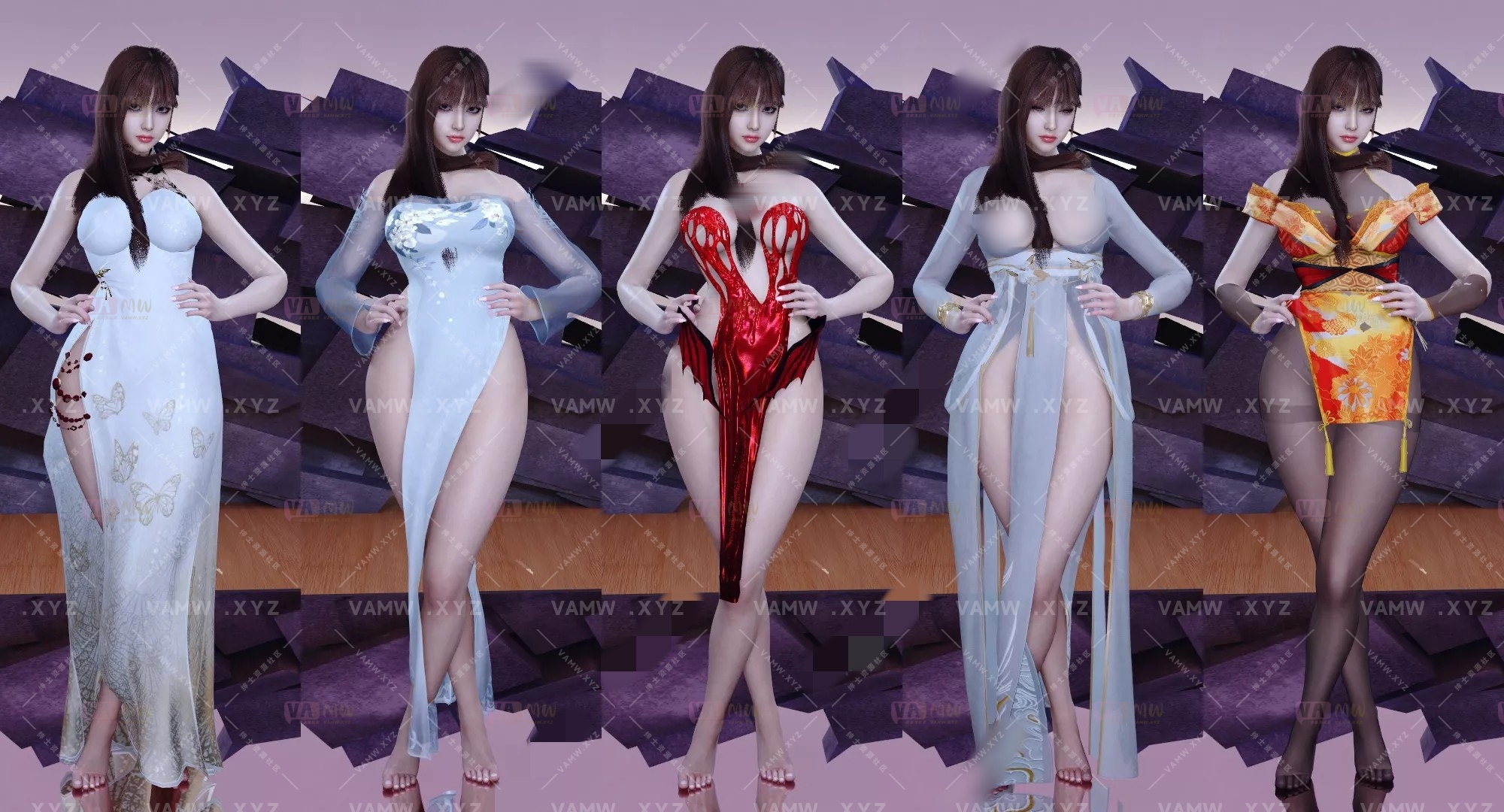 【精】VAM服饰合集Qing服装资源合集 更新至【2025-01-02】 