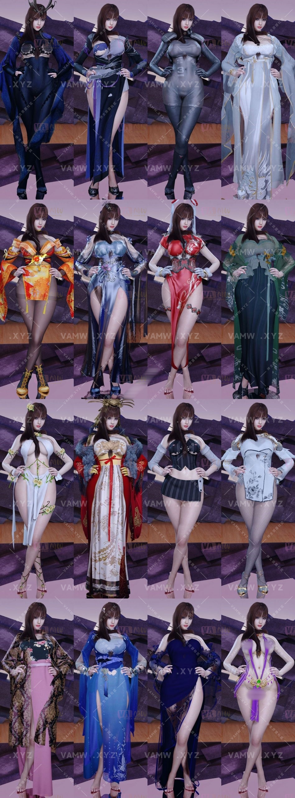 【精】VAM服饰合集Qing服装资源合集 更新至【2025-01-02】 