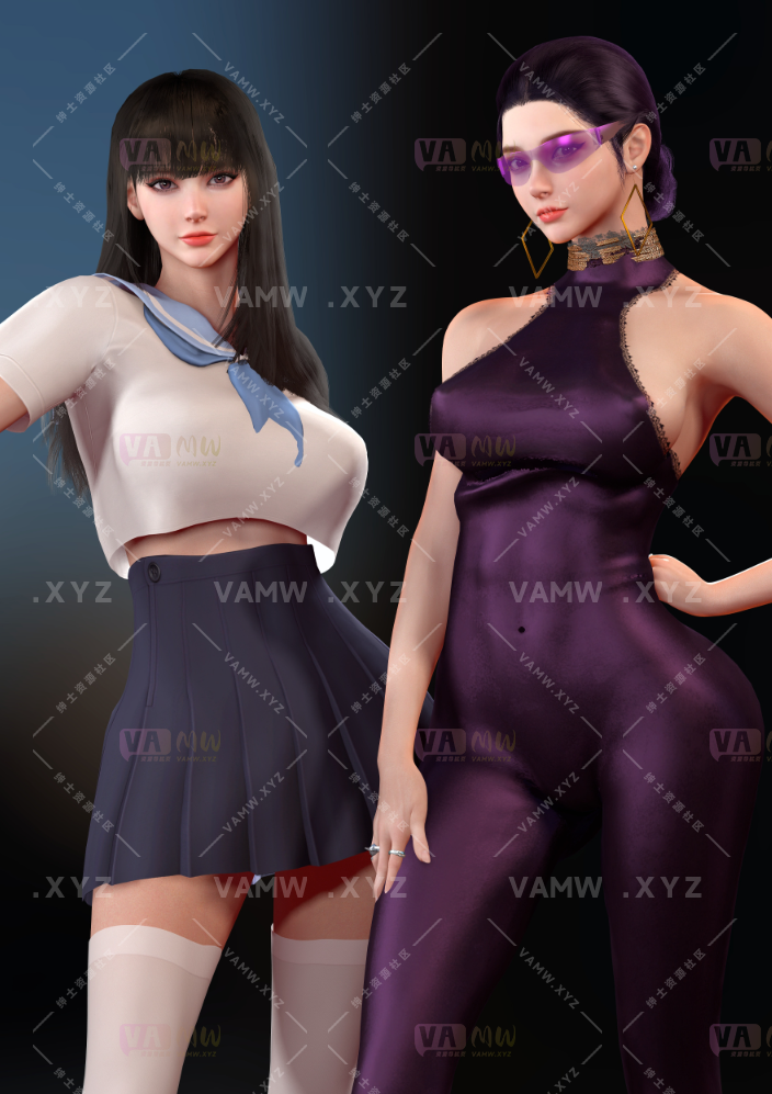 [VAM人物]真实女友游戏 Dnaddr.Abby_HD_v1.1/[VAM Character] Real Girlfriend Game Dnaddr.Abby_HD_v1.1-VAM资源站