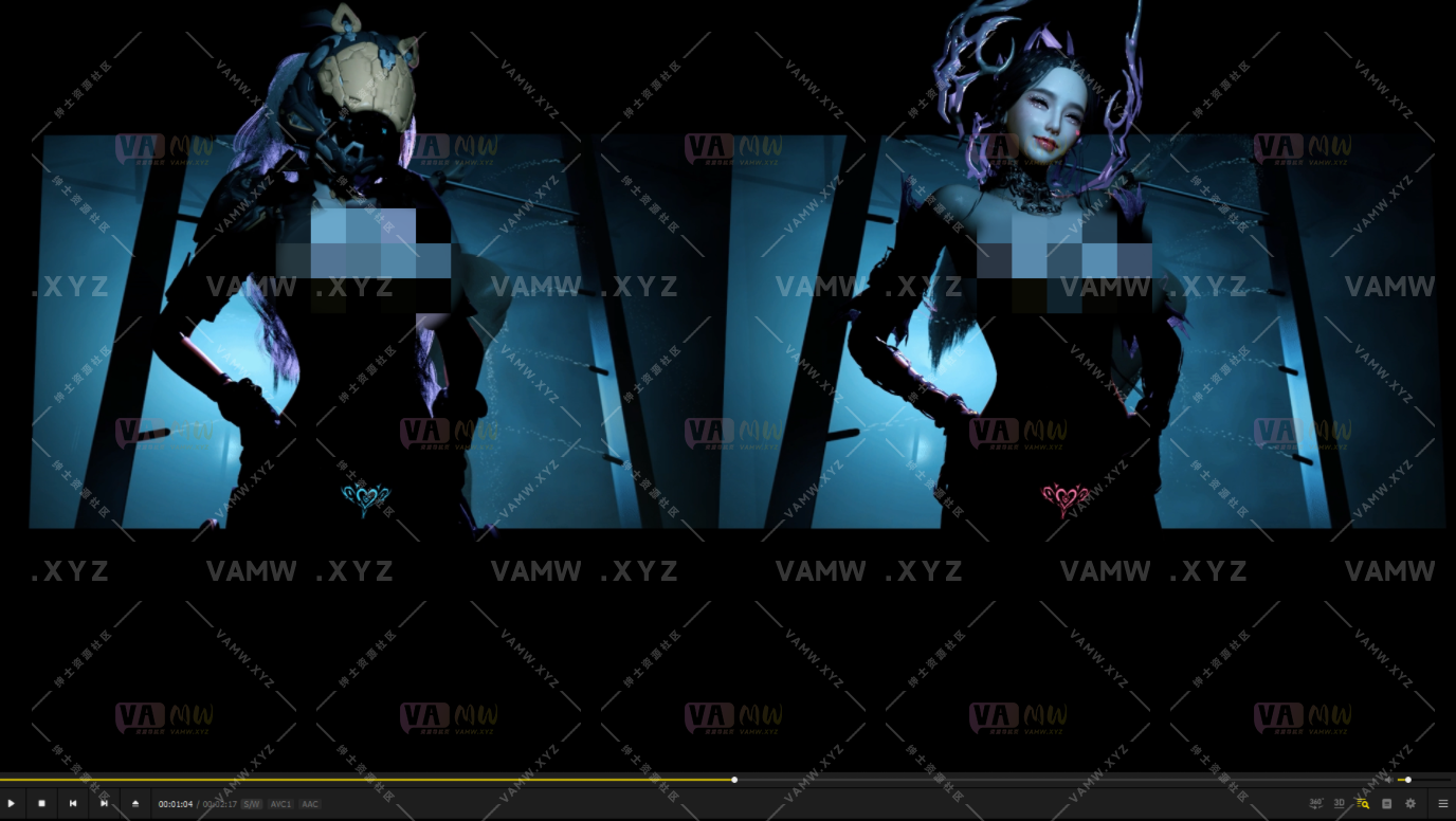 [大片]骑乘挑战BOSS 邦尼+初代魅魔_02:17/[Blockbuster] Challenge the BOSS by riding Bonnie + the first generation Succubus_02:17-VAM资源站