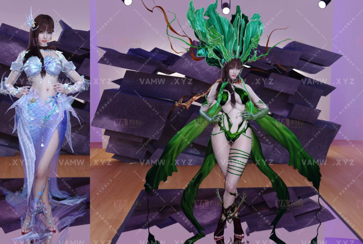 【精】VAM服饰合集Qing服装资源合集 更新至【2025-01-02】