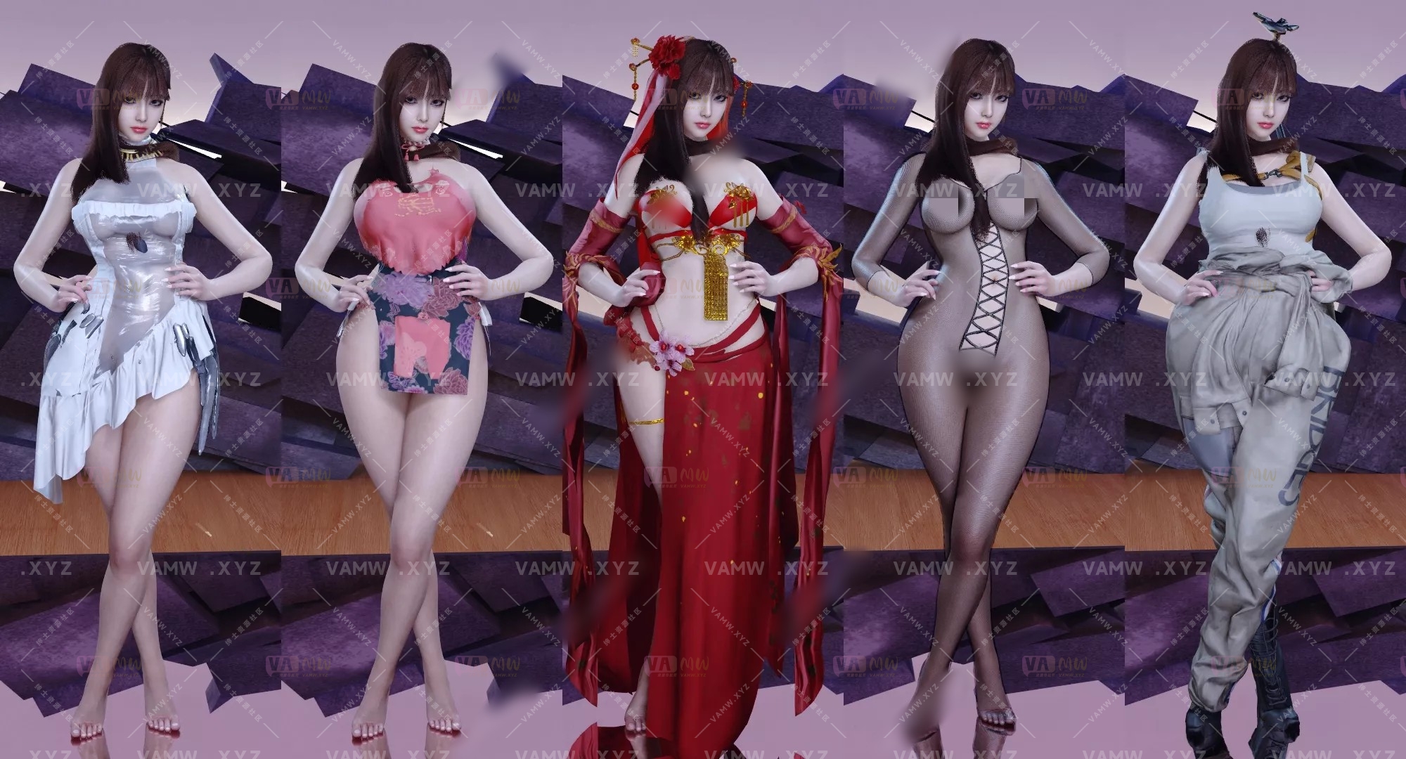 【精】VAM服饰合集Qing服装资源合集 更新至【2025-01-02】 