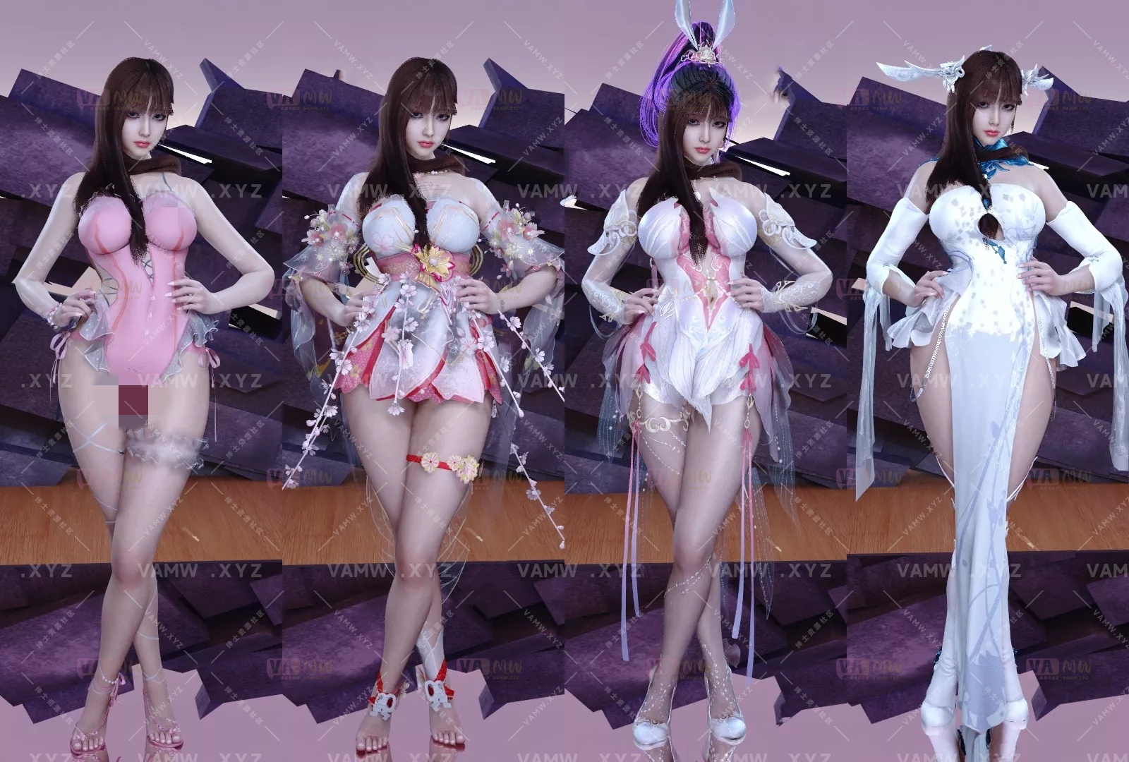 【精】VAM服饰合集Qing服装资源合集 更新至【2025-01-02】