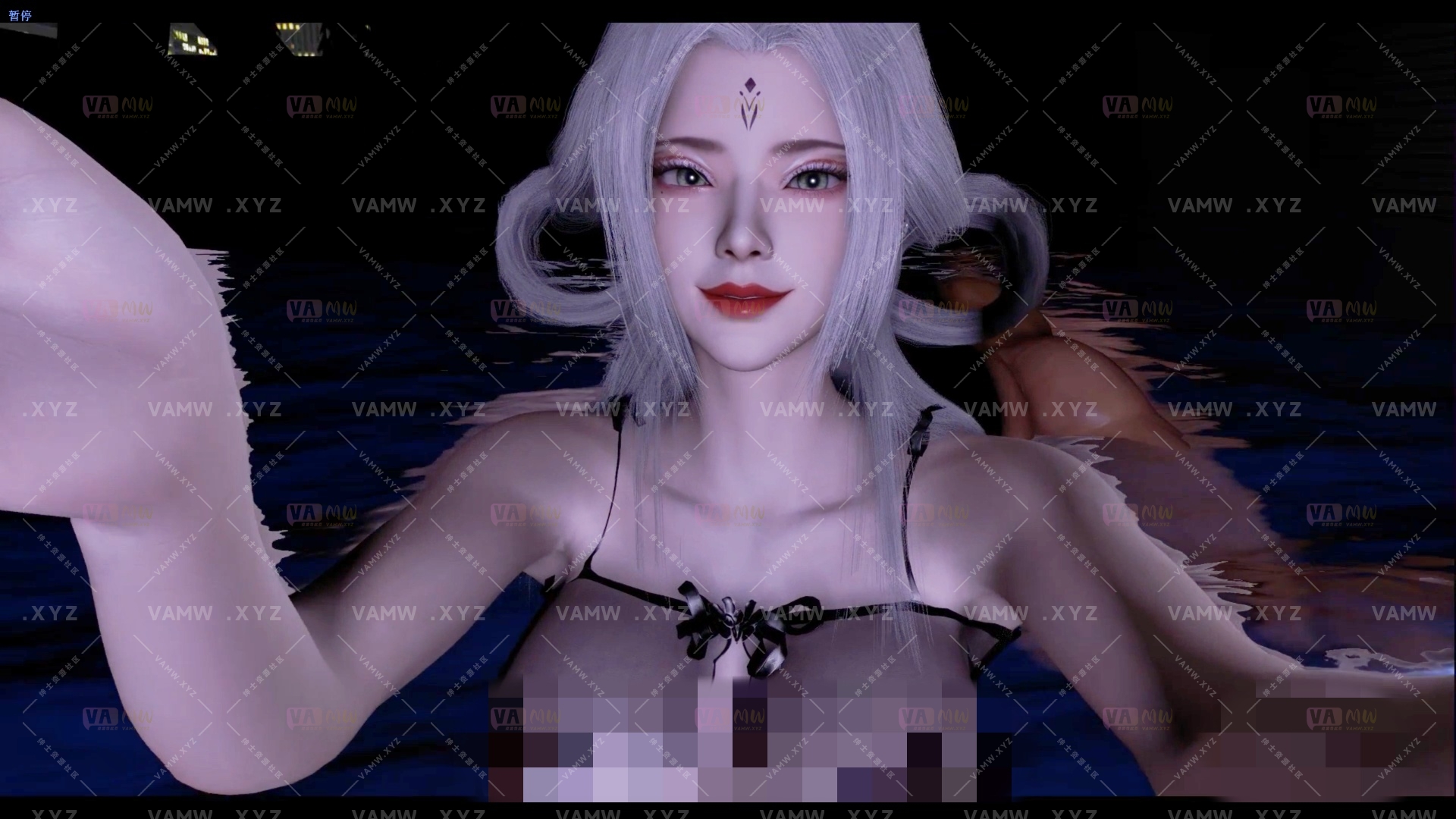 [大片] 小白和目标人物在泳池里玩闹，干完把目标干掉了14’37/[Blockbuster] Xiaobai and the target were playing in the swimming pool and then killed the target 14’37-VAM资源站