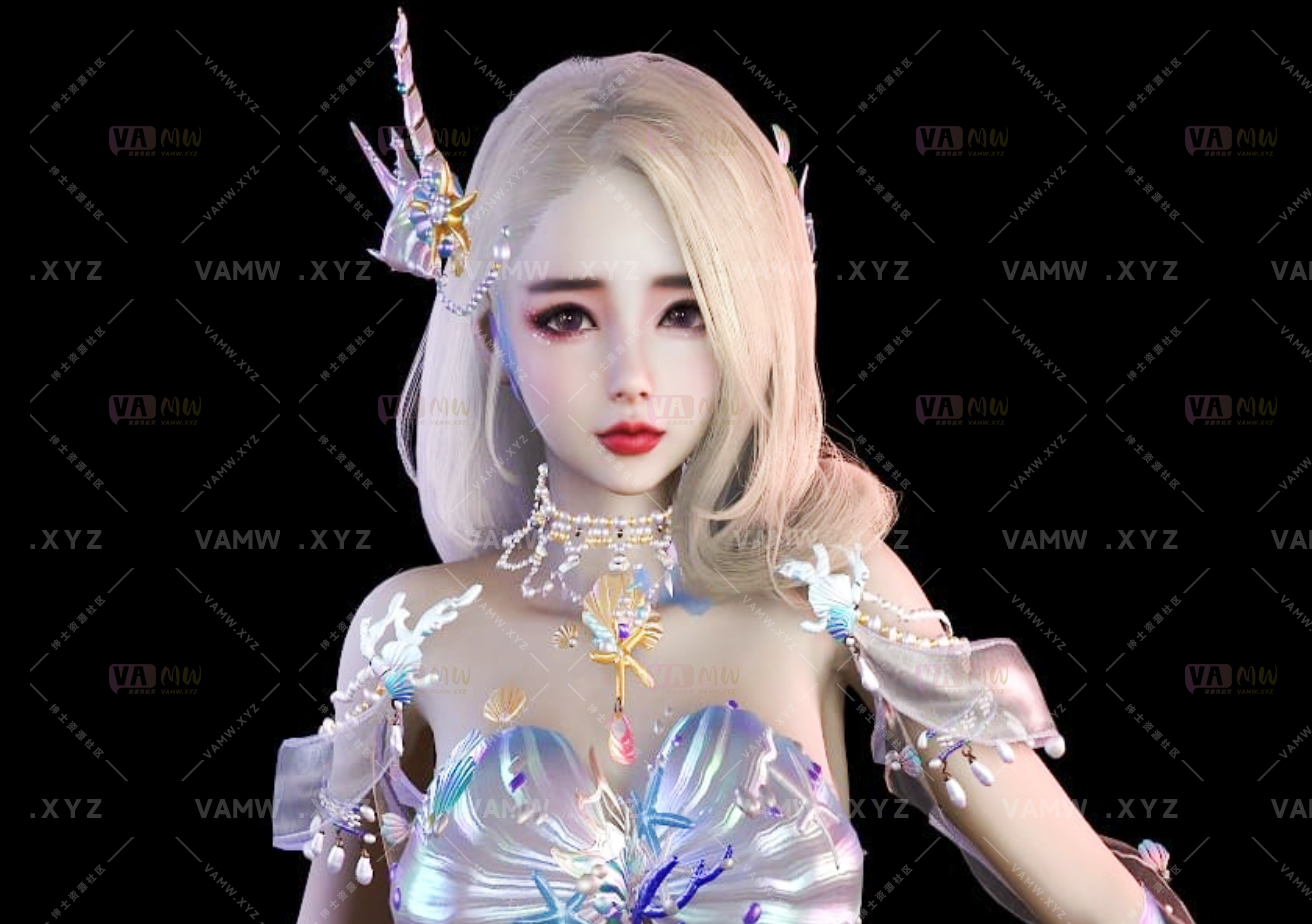 [VAM人物]真实女友游戏 yuexia123.小美人鱼.1.var/[VAM Character] Real Girlfriend Game yuexia123.Little Mermaid.1.var-VAM资源站