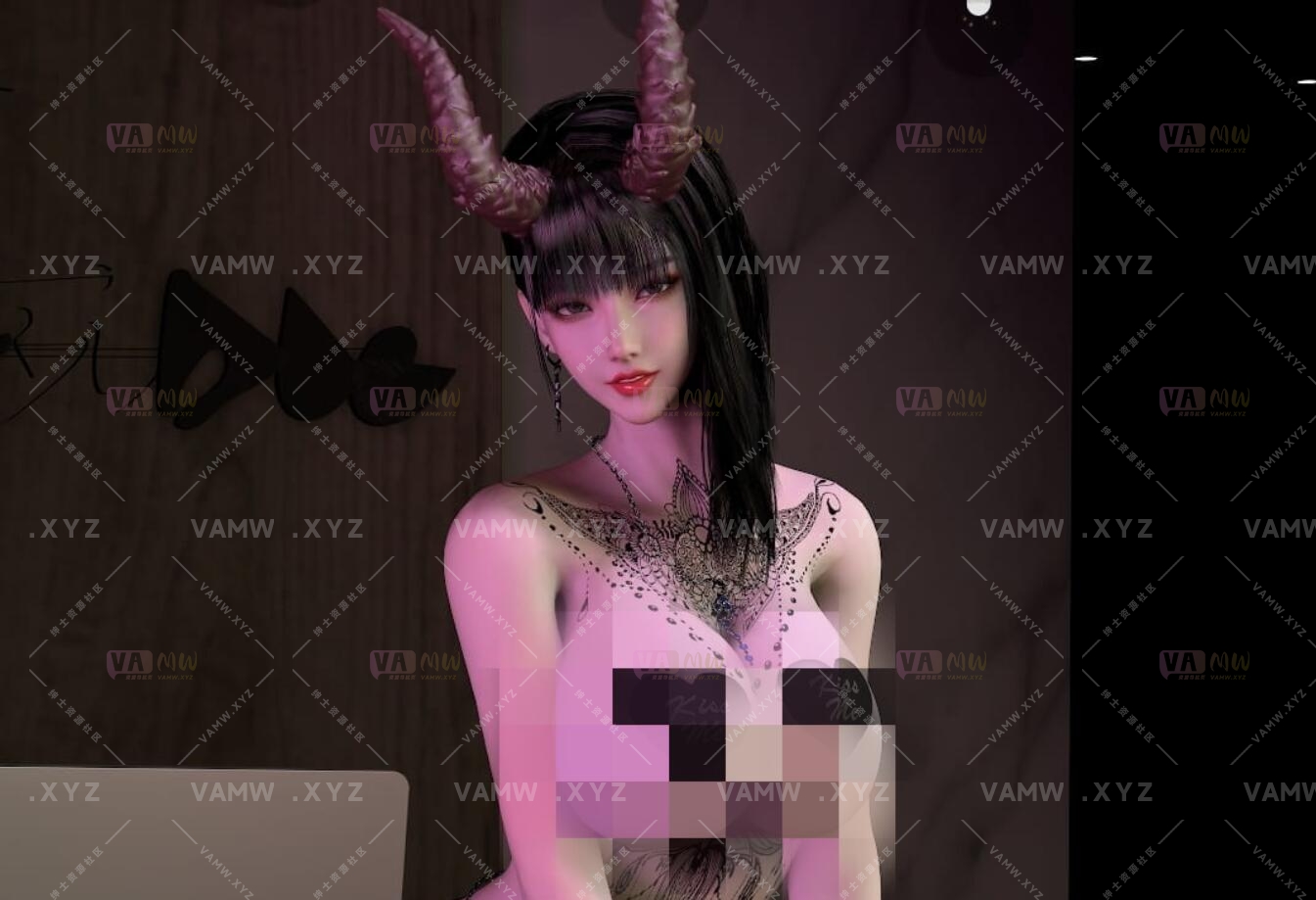 [VAM人物]真实女友游戏 lengdi.恶魔姐姐.1.var/[VAM Character] Real Girlfriend Game lengdi.Devil Sister.1.var-VAM资源站