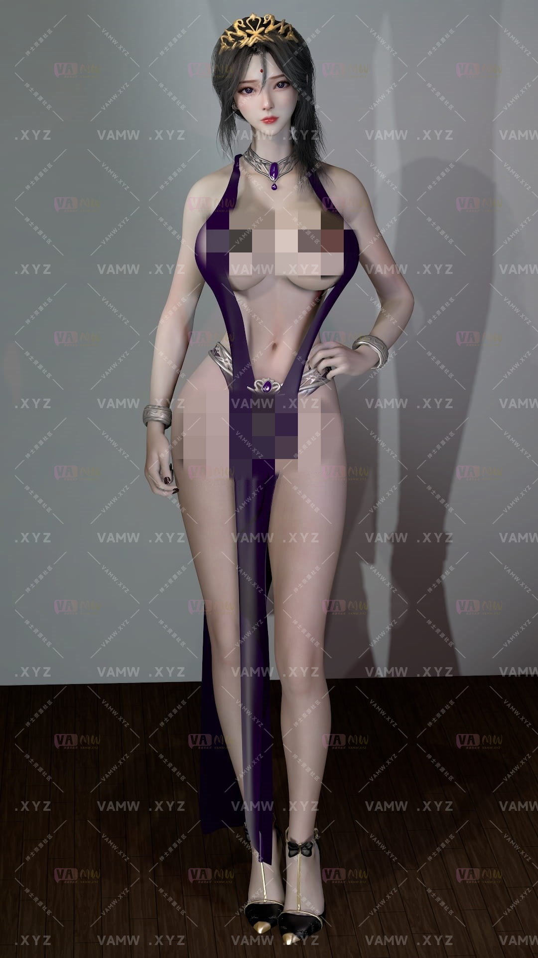 [VAM人物]真实女友游戏 琴雅.花颜.1.var/[VAM Character] Real Girlfriend Game Qinya.Huayan.1.var-VAM资源站