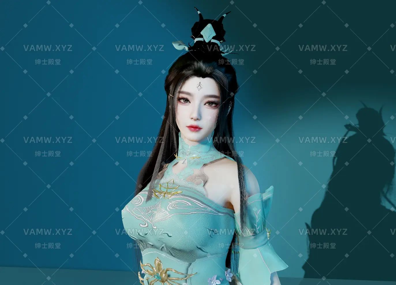 [VAM人物]真实女友游戏 古风美女 未知.萧薰儿.1.var/[VAM Character] Real Girlfriend Game Ancient Style Beauty Unknown.Xiao Xuner.1.var-VAM资源站