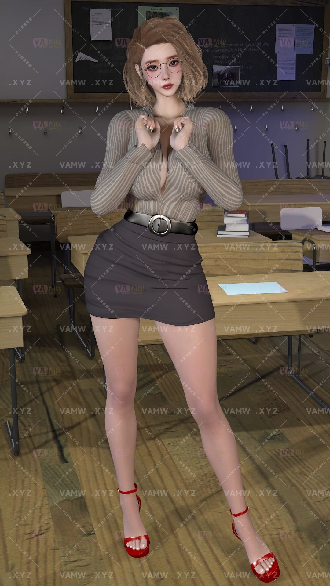 [VAM人物]真实女友游戏 ShaoB.英语老师.1.var/[VAM Character] Real Girlfriend Game ShaoB.English Teacher.1.var-VAM资源站