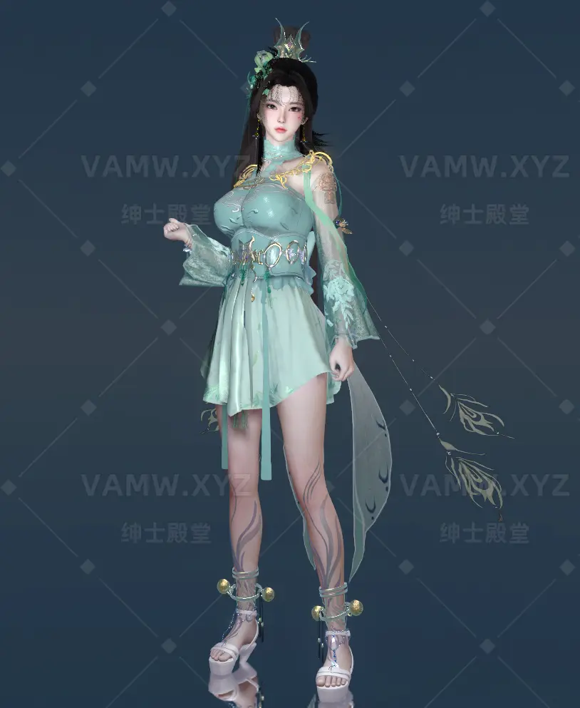 图片[2]-[VAM人物]真实女友游戏 古风 未知.789.1 [VAM Character] Real Girlfriend Game Ancient Style Unknown.789.1-VAM资源站