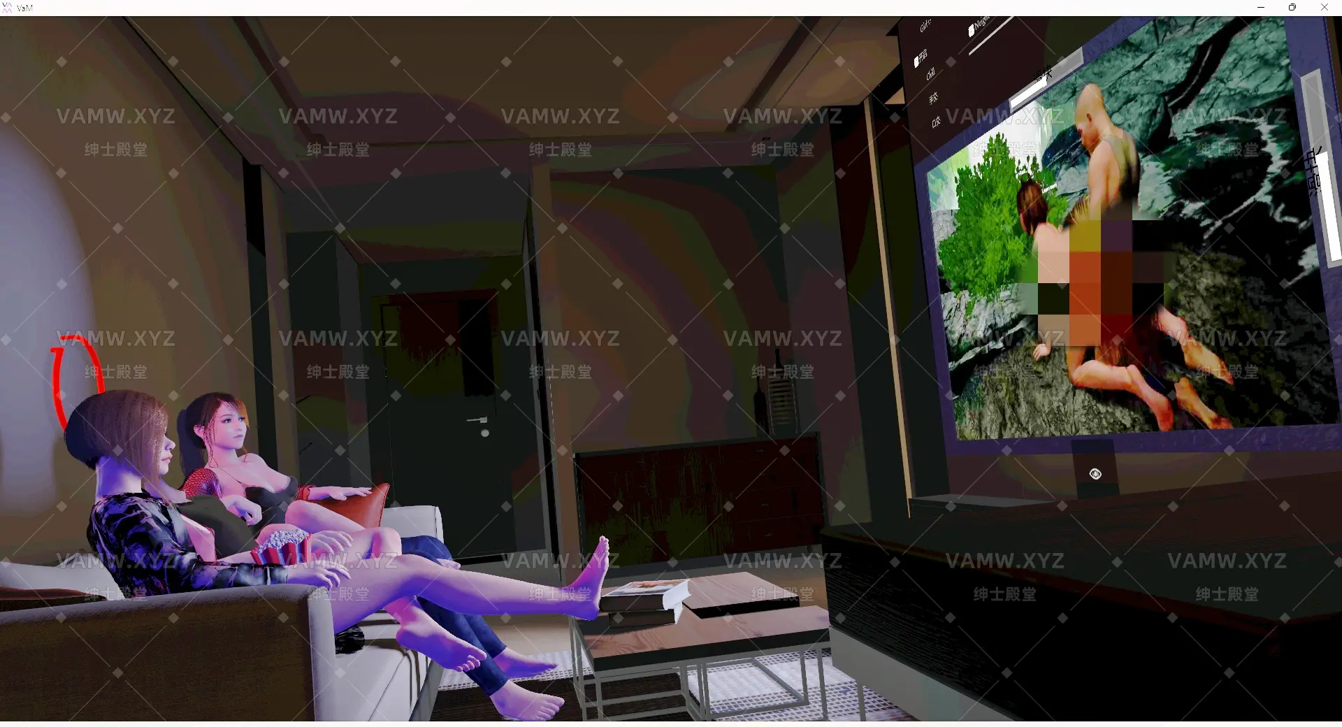 [VAM场景]真实女友游戏 VAMFantasy.Movie_Night.5.var/[VAM Scene] Real Girlfriend Game VAMFantasy.Movie_Night.5.var-VAM资源站