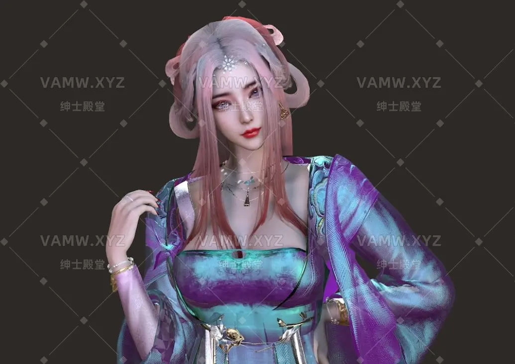 [VAM人物]真实女友游戏 古风 未知.春神.1.var/[VAM Character] Real Girlfriend Game Ancient Style Unknown.Spring God.1.var-VAM资源站