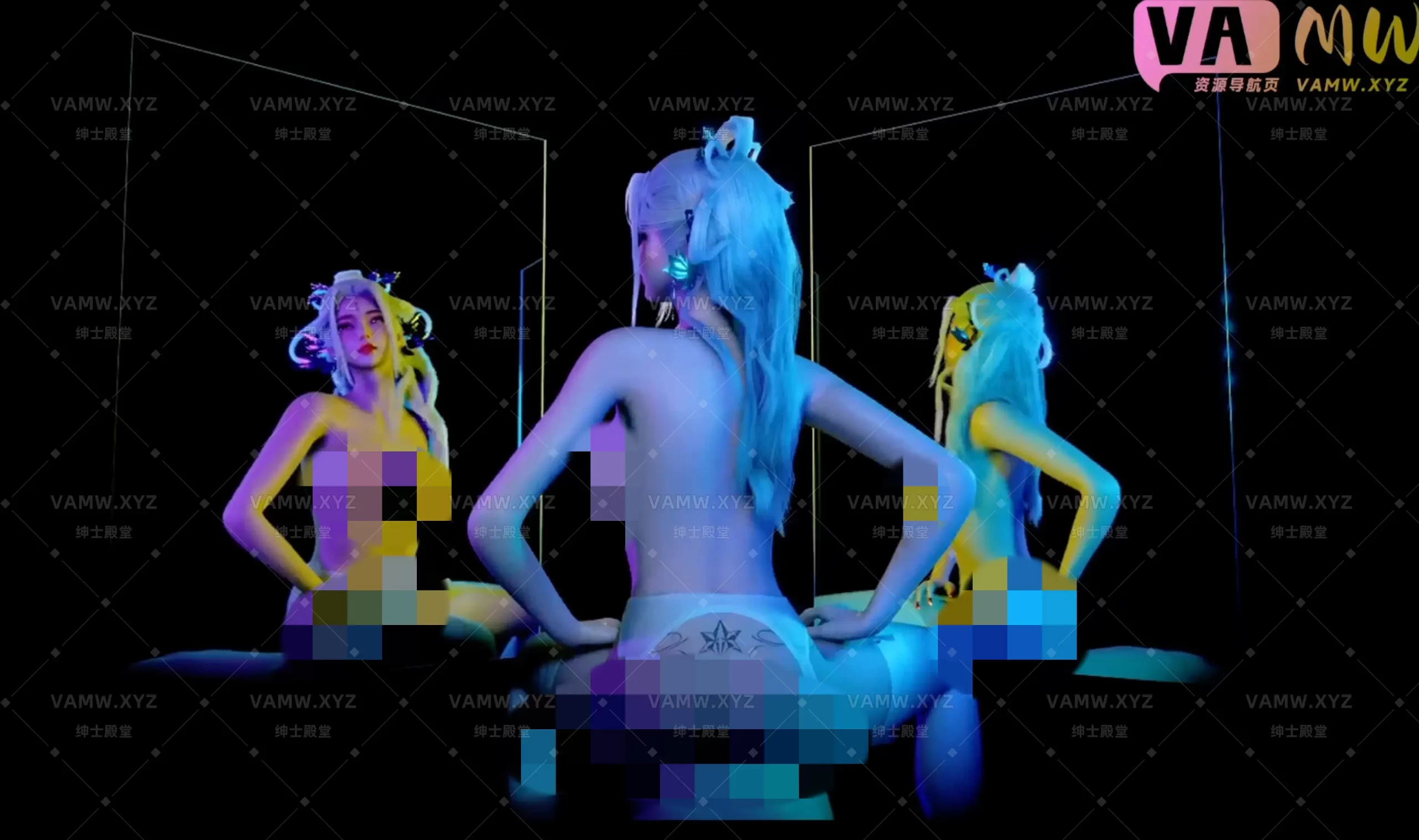 [大片] 舞摇 四妹+萍萍+小白的动感小剧场 8分16/[Blockbuster] Wuyao, the dynamic little theater of the four sisters + Pingping + Xiaobai 8 minutes 16-VAM资源站