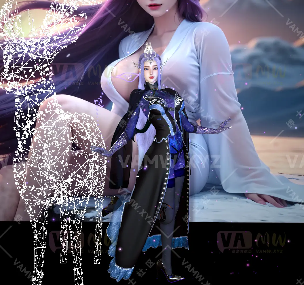 人物Looks-VAM虚拟女友游戏人物-古风 lelesmile.星空公主.1