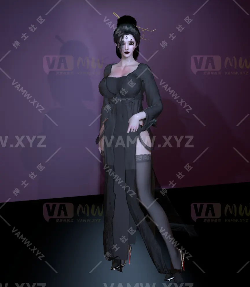 人物Looks-VAM虚拟女友游戏人物-古风 vamxw.新四妹.1