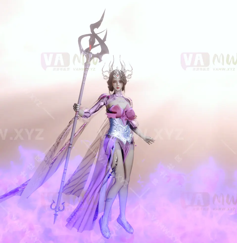 人物Looks-VAM虚拟女友游戏人物-未知.纯欲战神.1