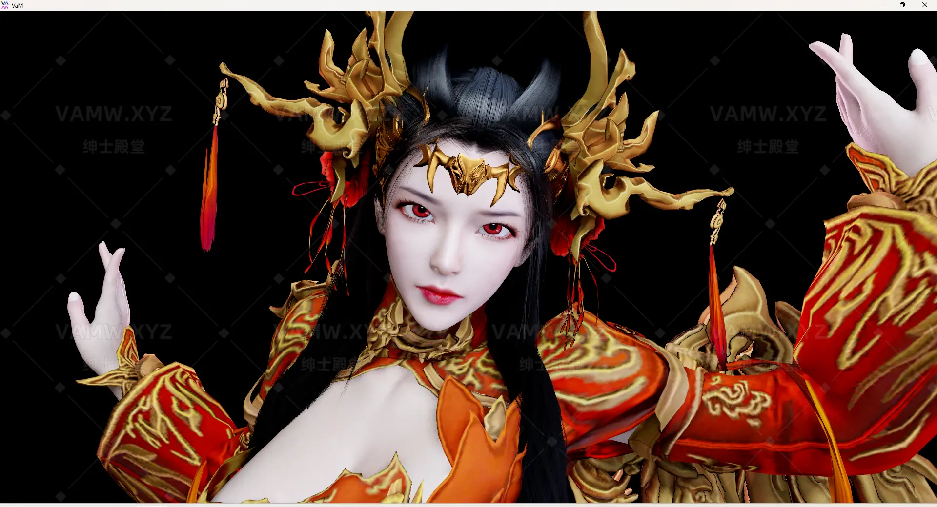 [VAM人物]真实女友游戏 古风 未知.火焰姬.1/[VAM Character] Real Girlfriend Game Ancient Style Unknown.Flame Girl.1-VAM资源站