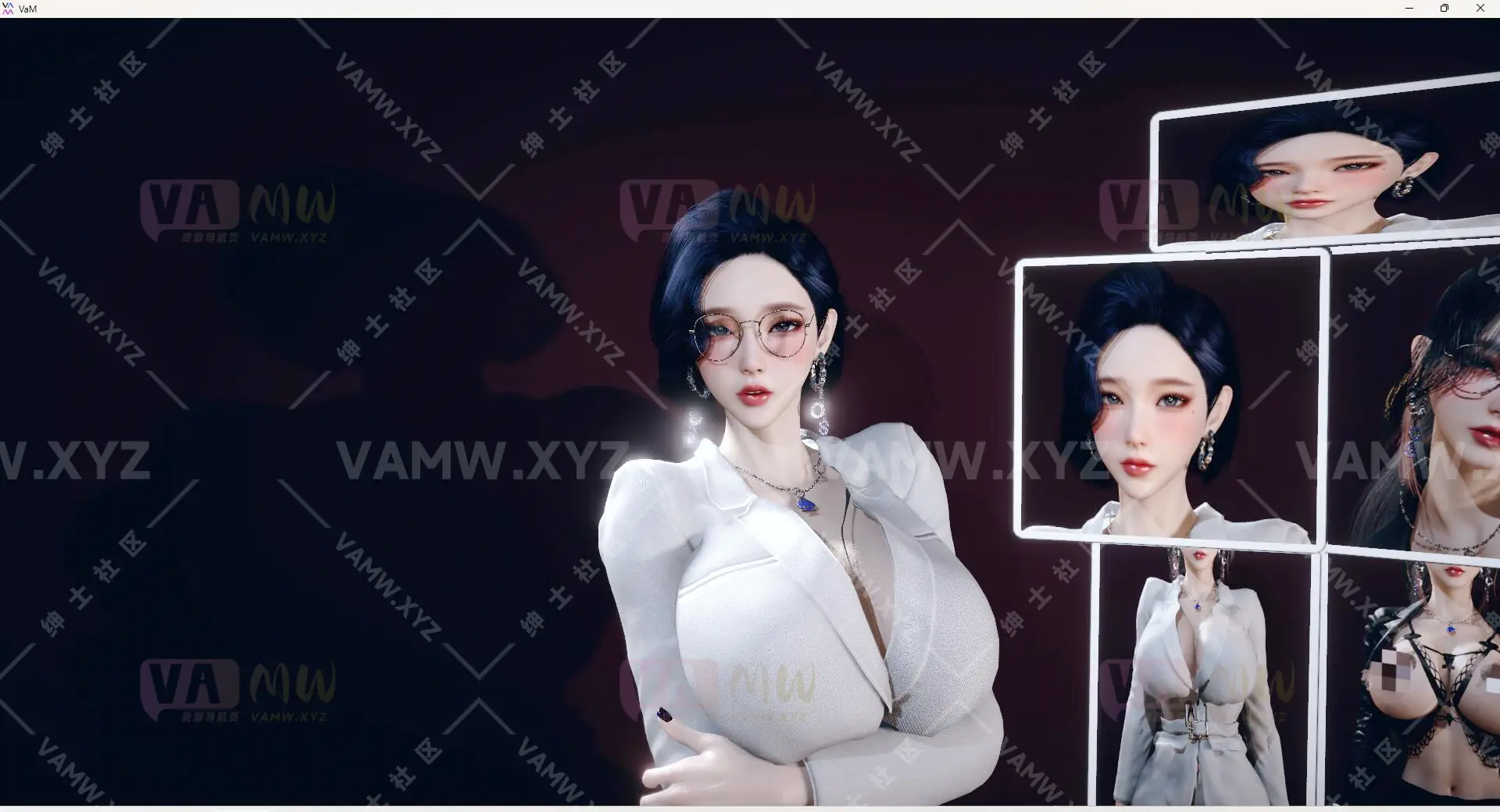 人物Looks-VAM虚拟女友游戏人物-TSX.熟奴.2/Character Looks-VAM Virtual Girlfriend Game Character-TSX. Crazy Slave.2-VAM资源站