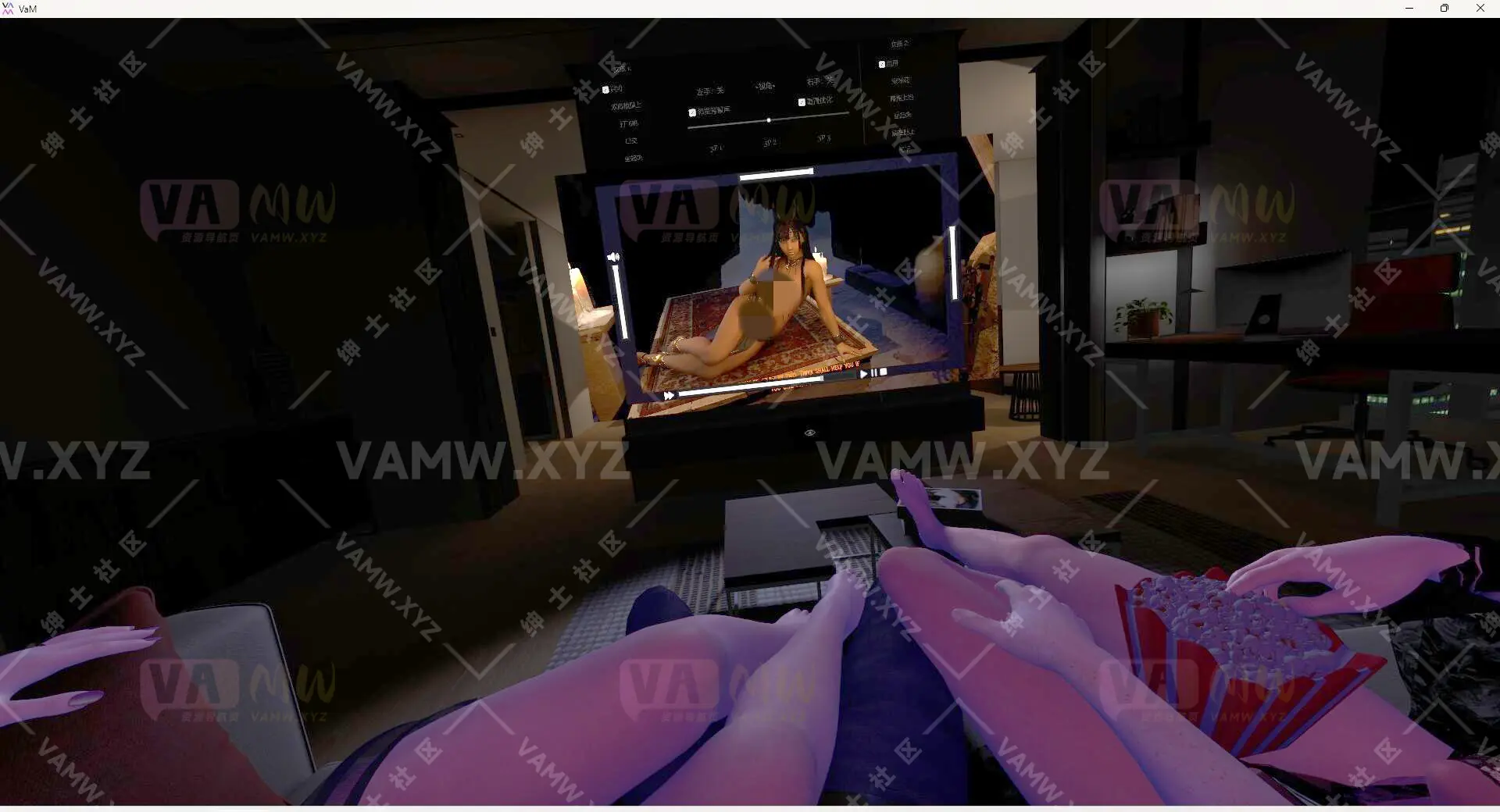 场景Scene-VAM虚拟女友游戏场景-汉化+英文VAMFantasy.Movie_Night_(extended).12/Scene-VAM virtual girlfriend game scene-Chinese+English VAMFantasy.Movie_Night_(extended).12-VAM资源站