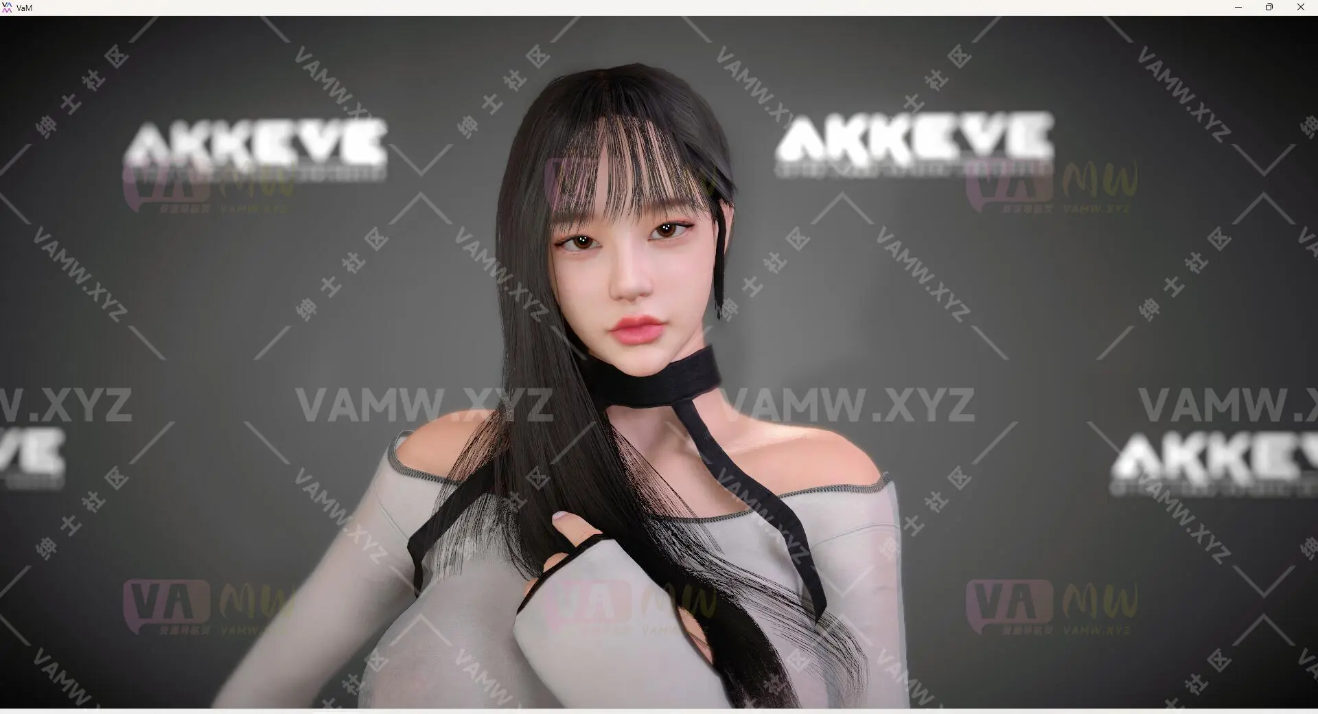 人物Looks-VAM虚拟女友游戏人物-AKKEVE.Eun_Ji.2/Character Looks-VAM Virtual Girlfriend Game Character-AKKEVE.Eun_Ji.2-VAM资源站