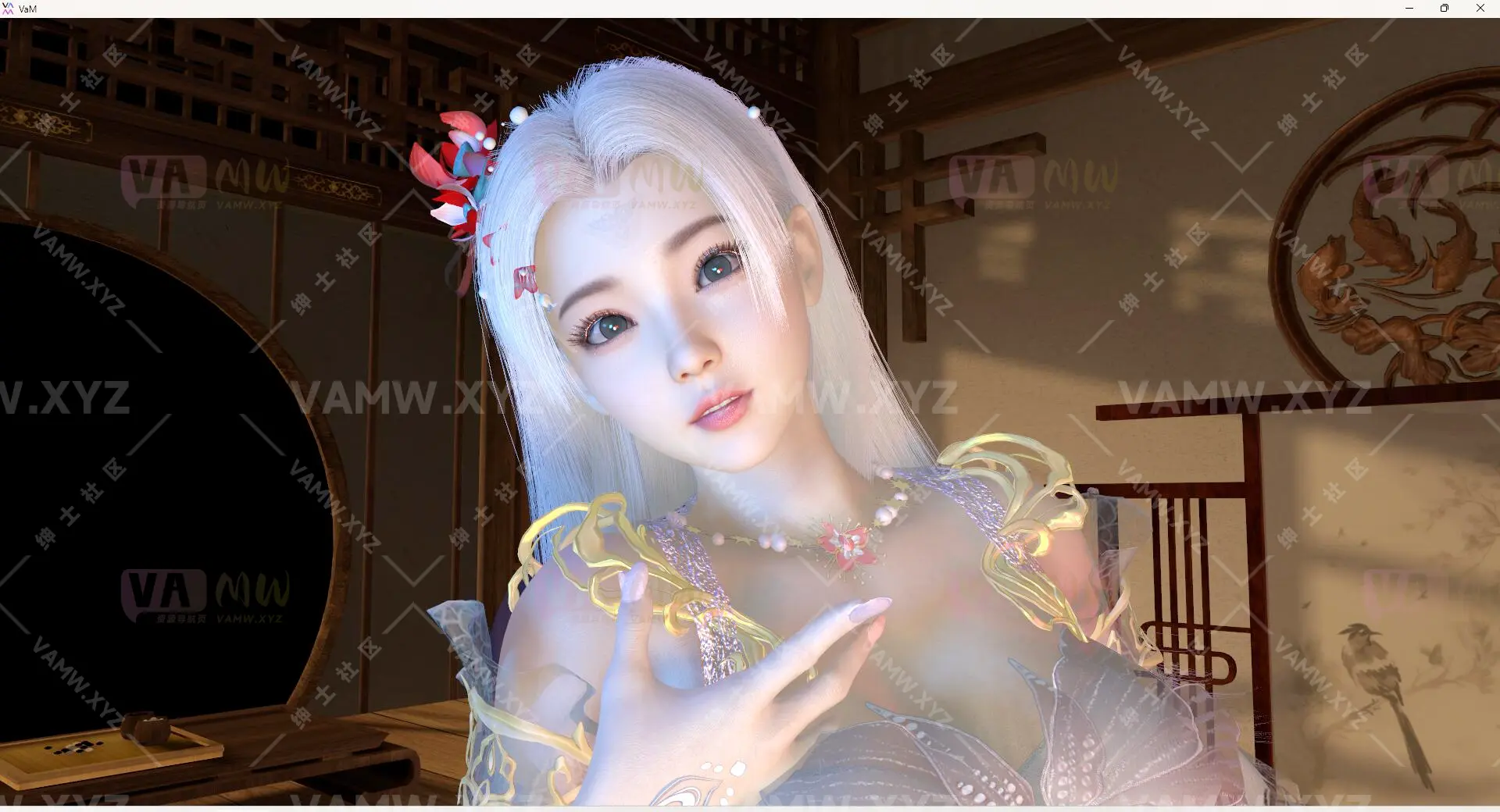 人物Looks-VAM虚拟女友游戏人物 古风美女Yii.001.1/Character Looks-VAM Virtual Girlfriend Game Character Ancient Beauty Yii.001.1-VAM资源站