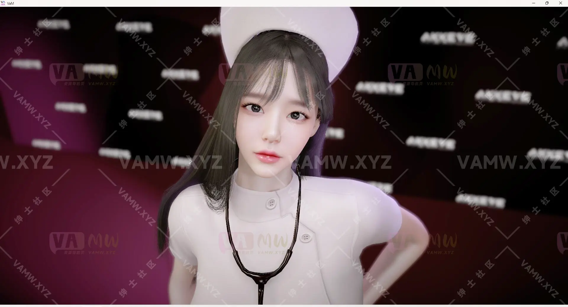 人物Looks-VAM虚拟女友游戏人物-AKKEVE.Min_Ah.1/Character Looks-VAM Virtual Girlfriend Game Character-AKKEVE.Min_Ah.1-VAM资源站