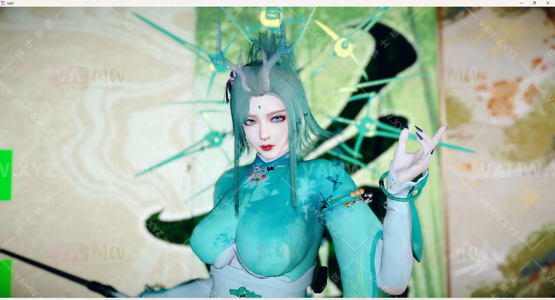 人物Looks-VAM虚拟女友游戏人物-TSX.十一，薄青2.2/Character Looks-VAM Virtual Girlfriend Game Character-TSX.11, Bo Qing 2.2-VAM资源站