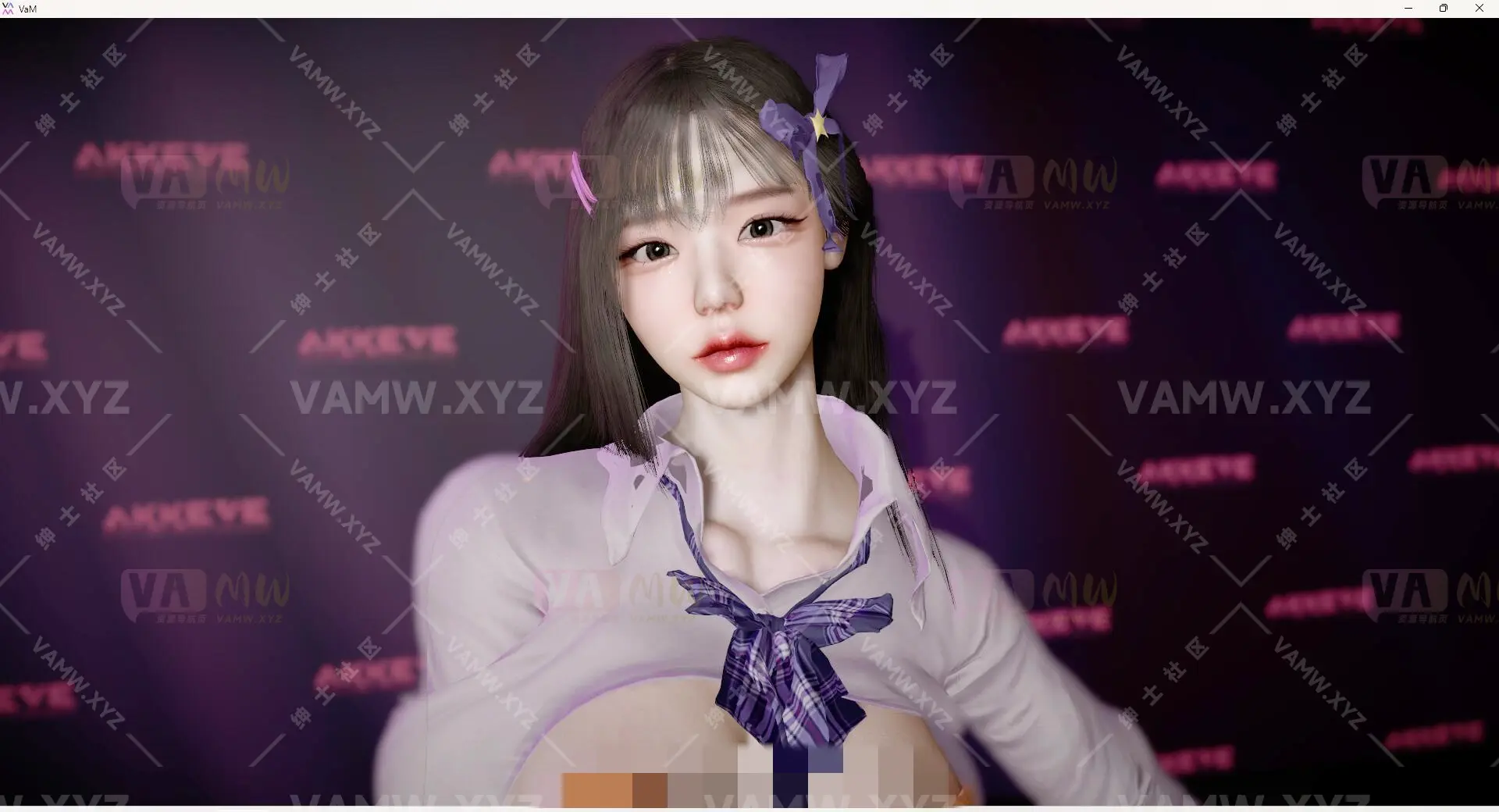 人物Looks-VAM虚拟女友游戏人物 AKKEVE.040_Eun_Seo.1/Character Looks-VAM Virtual Girlfriend Game Character AKKEVE.040_Eun_Seo.1-VAM资源站