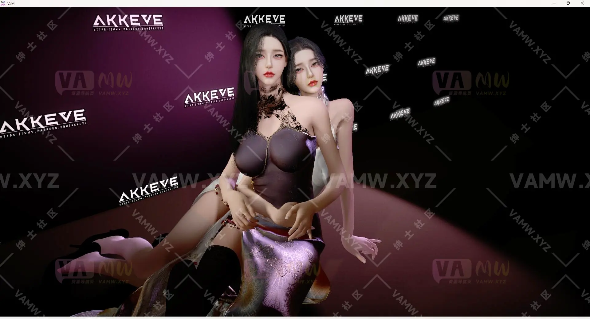 人物Looks-VAM虚拟女友游戏人物-AKKEVE.Mi_Sook_A&B.1/Character Looks-VAM Virtual Girlfriend Game Character-AKKEVE.Mi_Sook_A&B.1-VAM资源站