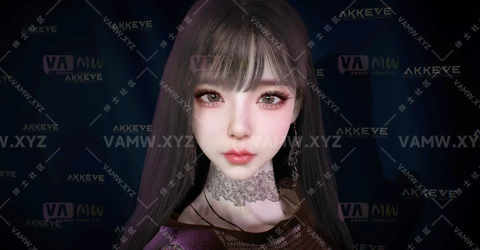 VAM人物Looks-VAM虚拟女友游戏人物-AKKEVE.070_Rose.1/VAM Character Looks-VAM Virtual Girlfriend Game Character-AKKEVE.070_Rose.1-VAM资源站