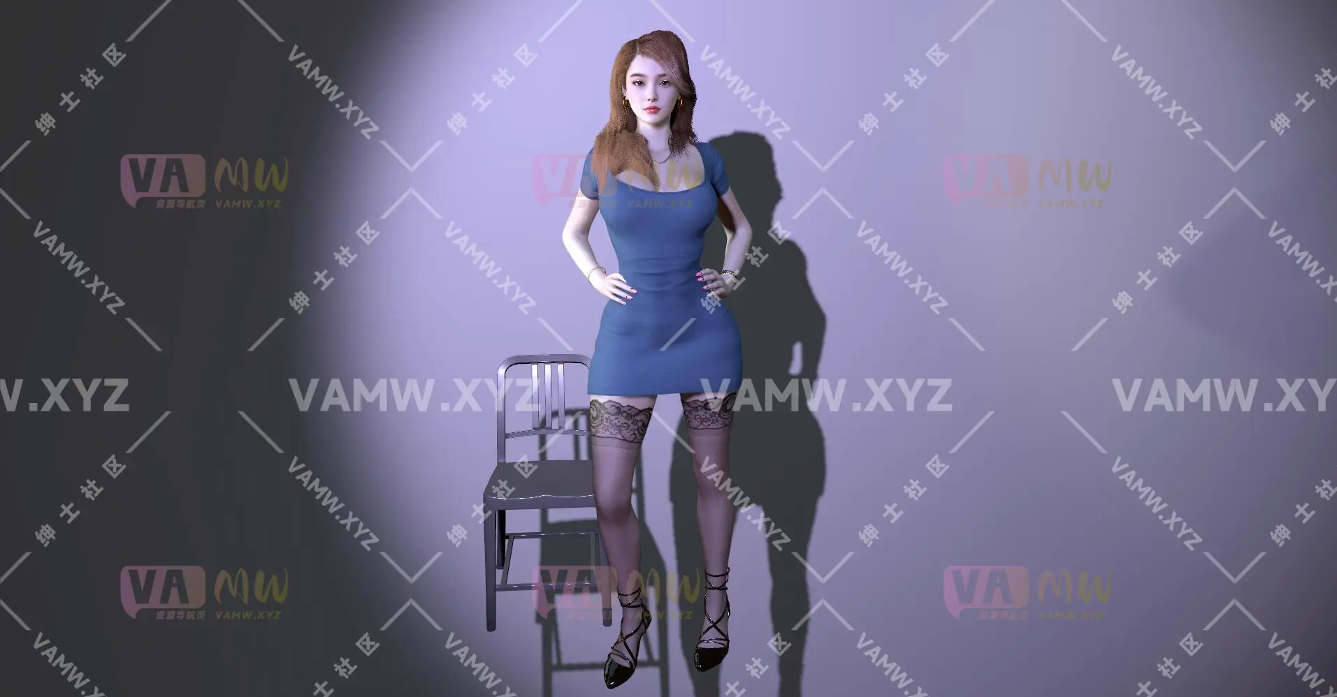 人物Looks-VAM虚拟女友游戏人物-bosskang.kyra1.1/Character Looks-VAM Virtual Girlfriend Game Character-bosskang.kyra1.1-VAM资源站