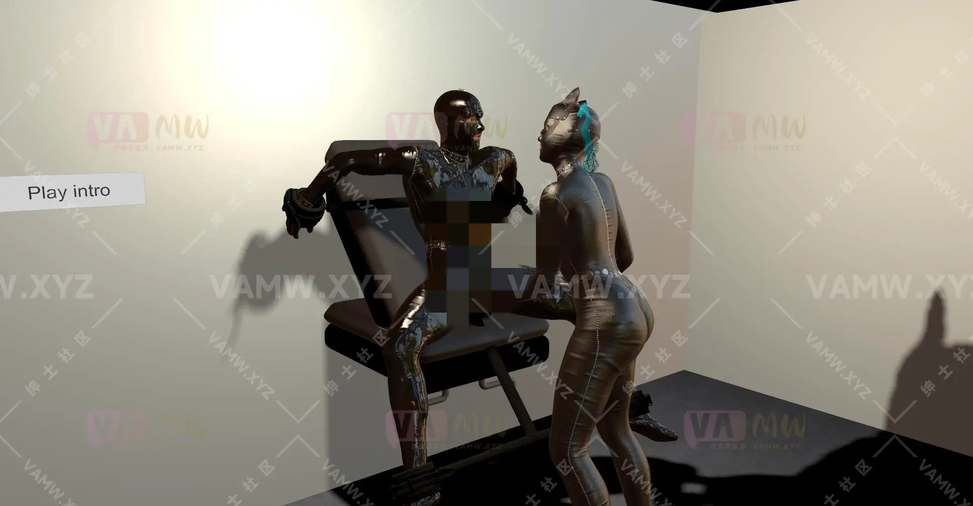 场景Scene-VAM虚拟女友游戏场景-ILAFVB.痛苦_奴隶_X – 调教与惩罚_皮革_主要_阿尔法./Scene-VAM virtual girlfriend game scene – ILAFVB. Pain_Sl***e_X – Training and Punis***ent_Leather_Main_Alpha.-VAM资源站