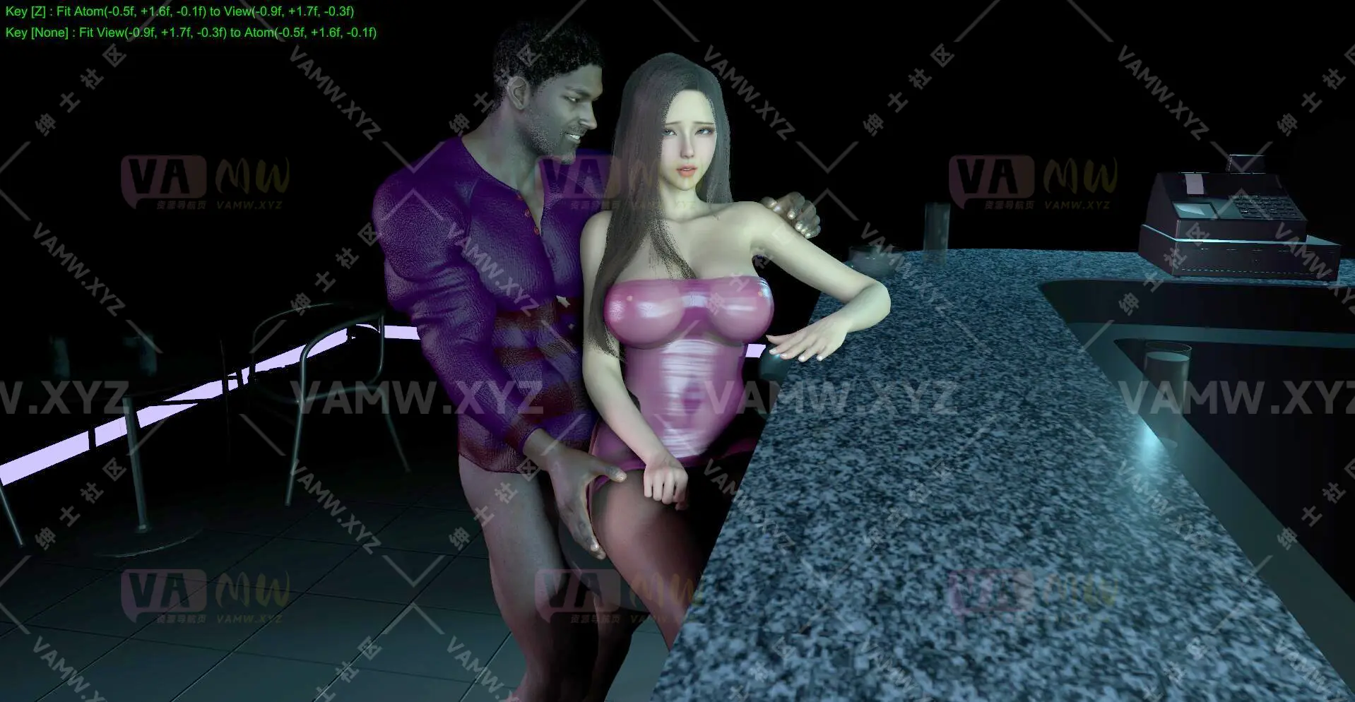 场景Scene-VAM虚拟女友游戏场景-酒吧挑逗 VAMSOY.Bar_Tease.1/Scene-VAM virtual girlfriend game scene-bar teasing VAMSOY.Bar_Tease.1-VAM资源站