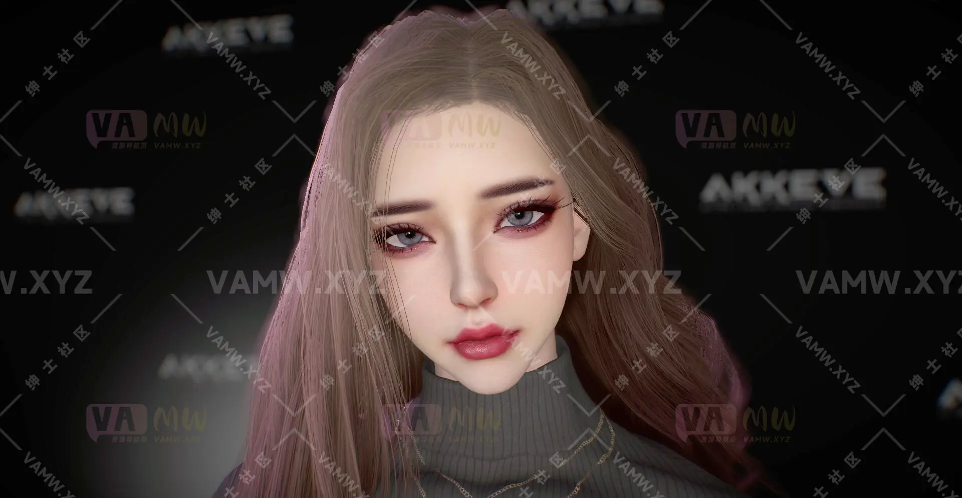 人物Looks-VAM虚拟女友游戏人物-AKKEVE.051_Elizabeth.1/Character Looks-VAM Virtual Girlfriend Game Character-AKKEVE.051_Elizabeth.1-VAM资源站