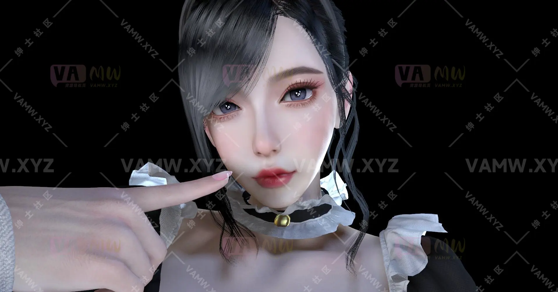 VAM人物Looks-VAM虚拟女友游戏人物-HMZ.尤物女仆.1/VAM Character Looks-VAM Virtual Girlfriend Game Character-HMZ. Beautiful Maid.1-VAM资源站