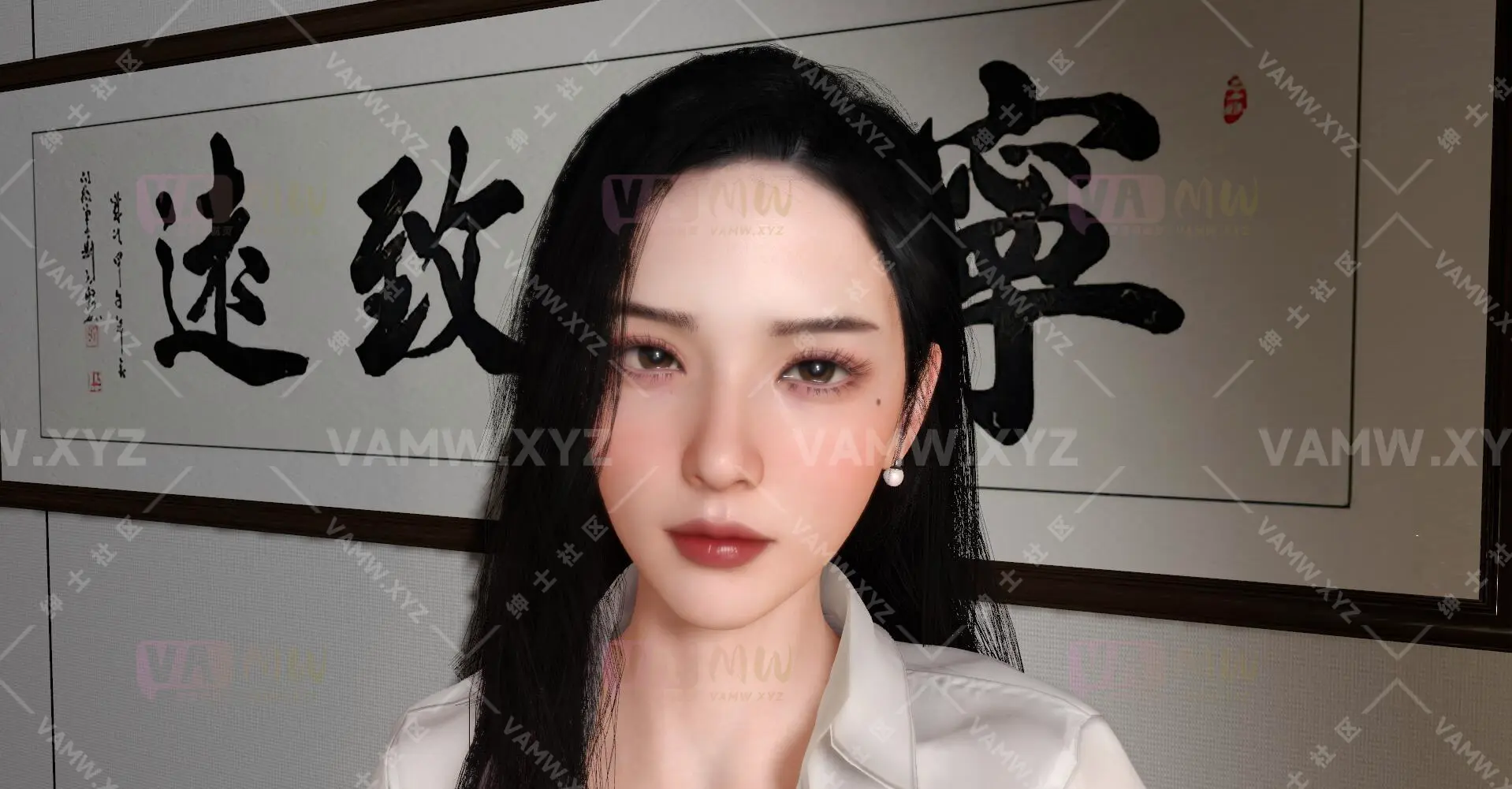 VAM人物Looks-VAM虚拟女友游戏人物-GGG.FangQing.1/VAM Character Looks-VAM Virtual Girlfriend Game Character-GGG.FangQing.1-VAM资源站