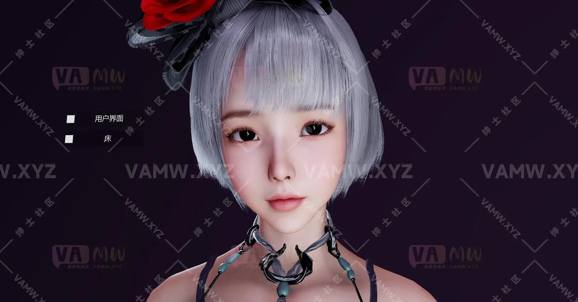 人物Looks-VAM虚拟女友游戏人物-未知.087.1可爱短发女孩/Character Looks-VAM Virtual Girlfriend Game Character-Unknown.087.1 Cute Short Hair Girl-VAM资源站