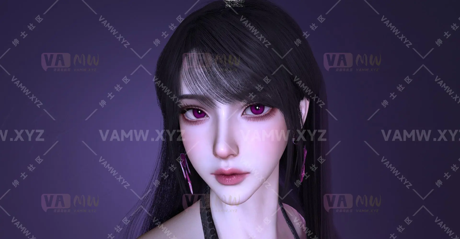 人物Looks-VAM虚拟女友游戏人物-HMZ.雅琳.1/Character Looks-VAM Virtual Girlfriend Game Character-HMZ.Yalin.1-VAM资源站