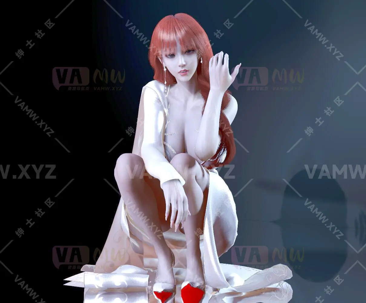 GTR.红发短裙美女A6.1