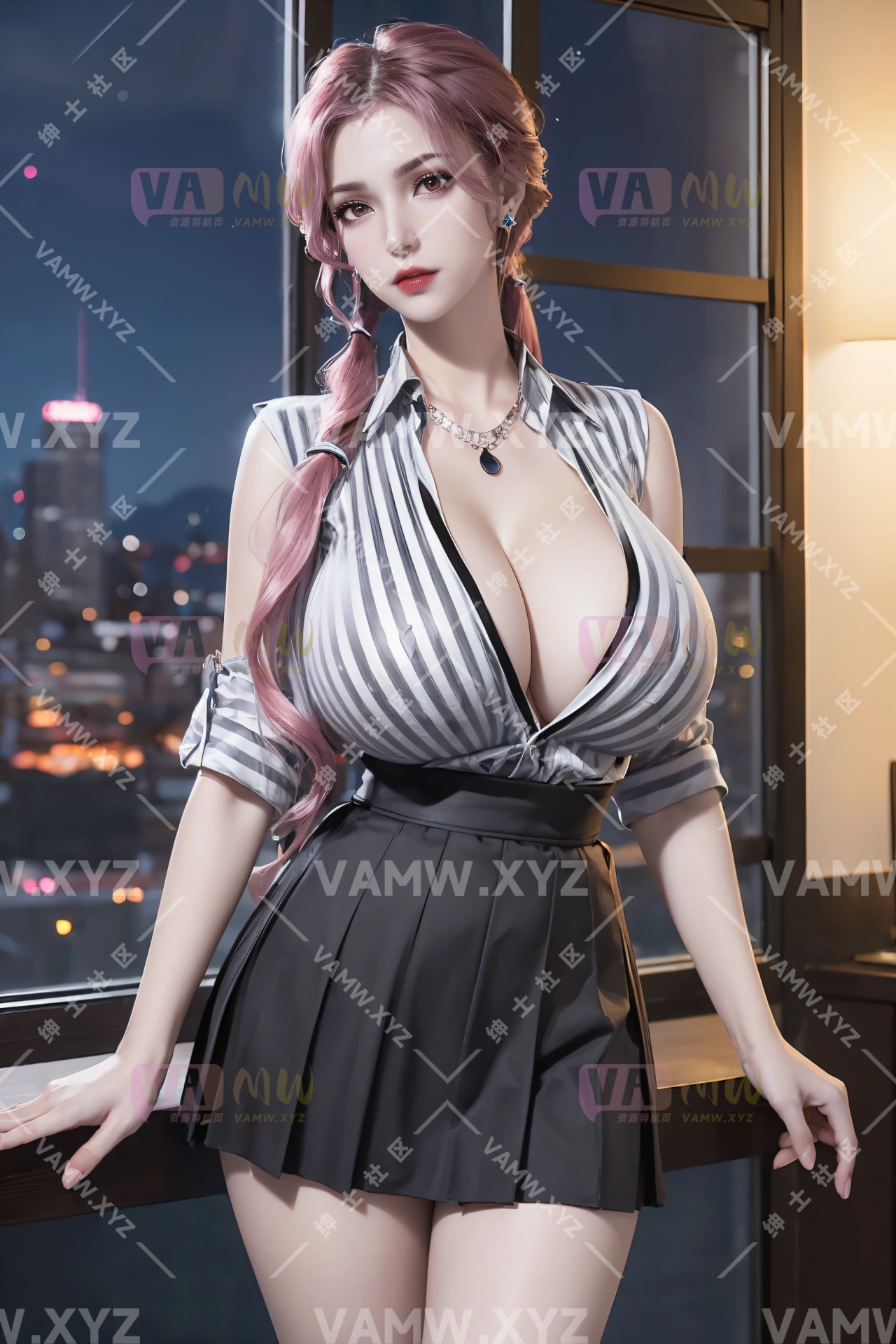 [AI绘画]BB东 休闲短发+ 性感百褶裙 HD159P+687 MB ai20250807113720005-VAM资源站