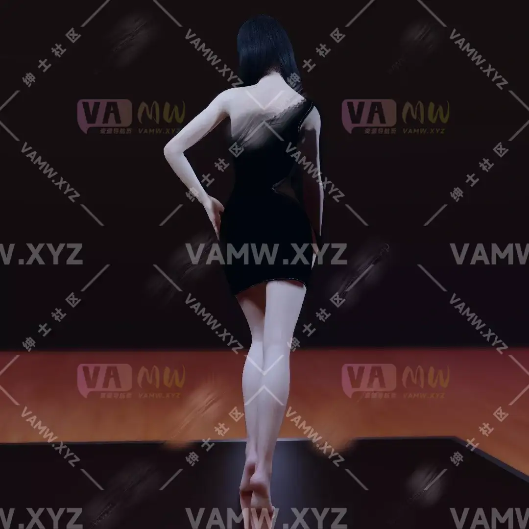 衣服 VAM-YJ.ElegantEveningDress.1-VAM资源站